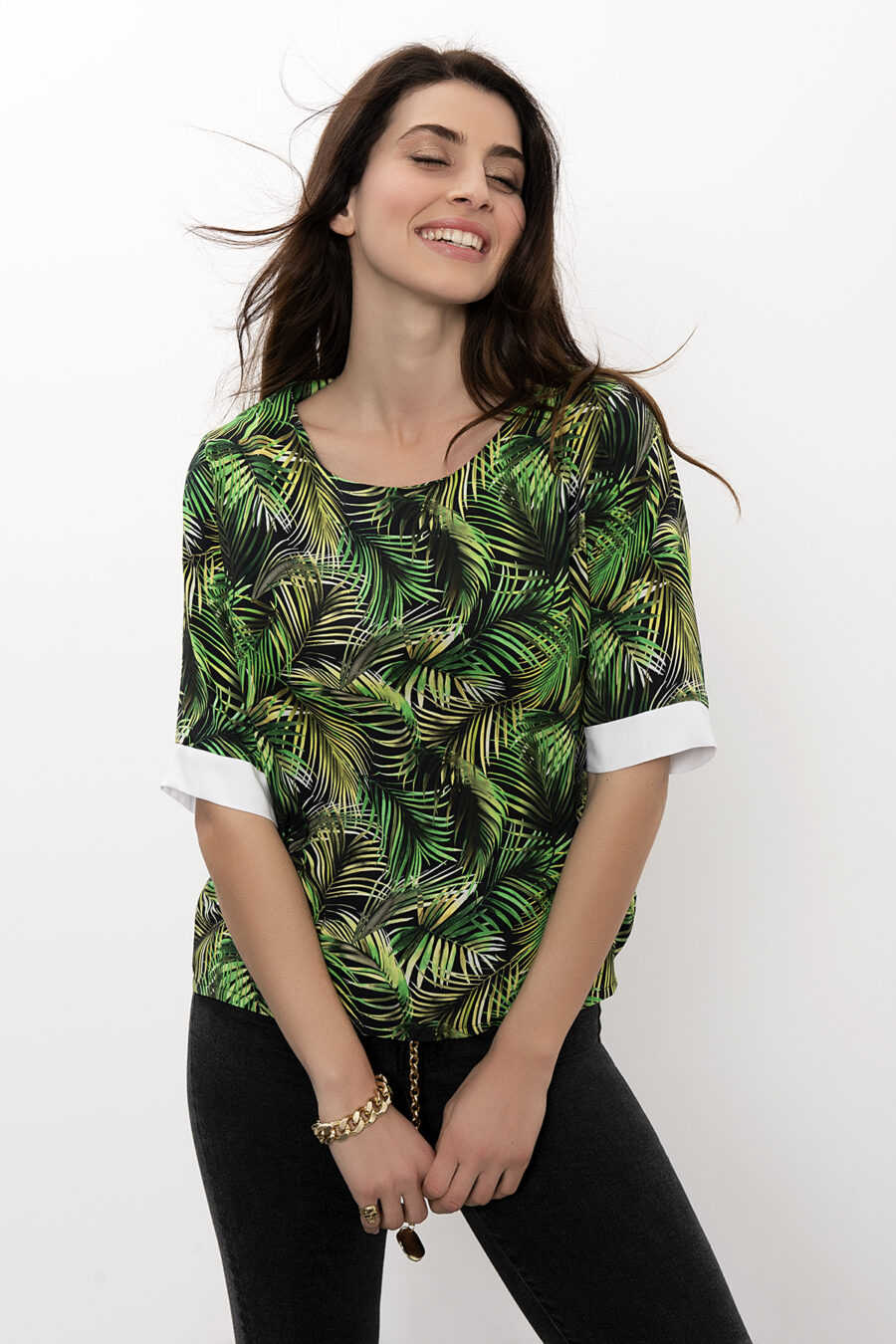 tropical blouse by aliki-victoria